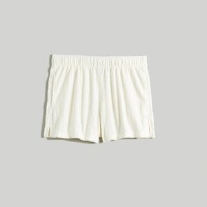Madewell Terry Jacquard Drawstring Sweatshorts, Women's Size Large NWT